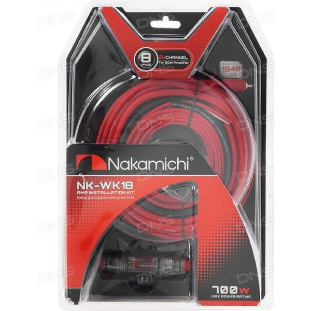 Nakamichi NK-WK18 - Amplifikatör Montaj Kiti 8ga % 100 Bakır Oto Görüntü Sistemleri Fiyatı