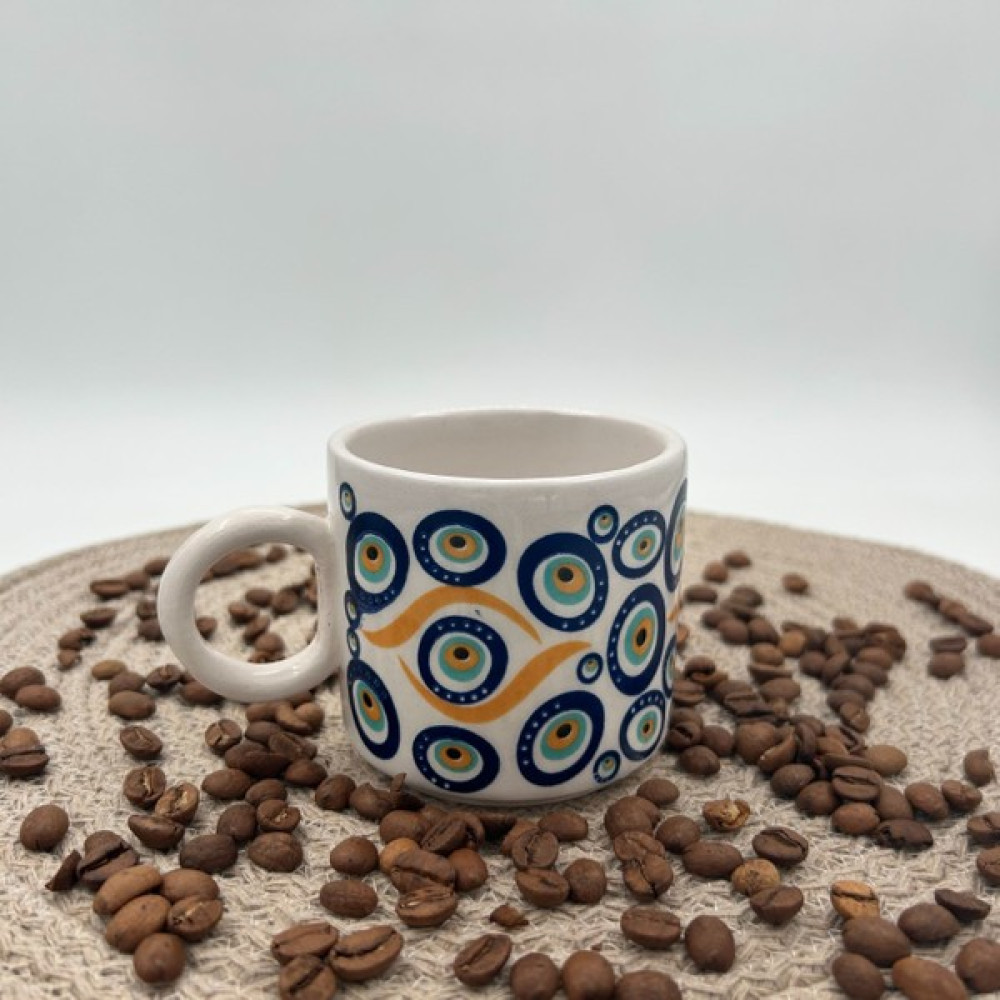 Nakkaş Çini Seramik Kupa Bardak Mug Nazar Boncuğu Baskılı 04 Oto Boyaları Fiyatı