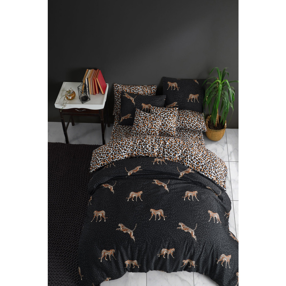 Nakkısh Leopar Çift Kişilik Nevresim Takımı 200 x 220 Beden Nevresim Takımı Fiyatı