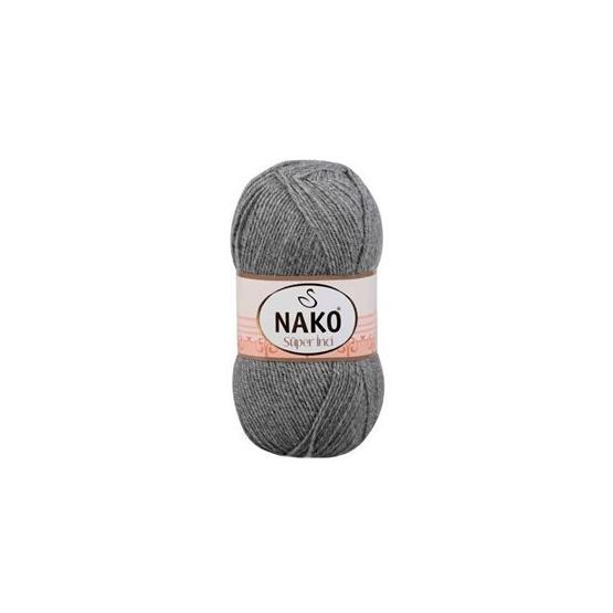 Nako 194 Gri Melanj 100 gr Süper İnci El Örgü İpi