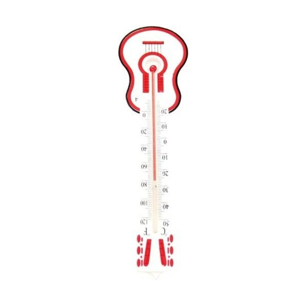 Nakres Gitar Tasarımlı Termometre 5-21 cm Oda Sıcaklığı ve Sıcaklık Ölçme Termometresi Civalı Duvar Askılı Termometre Termometre & Higrometre Fiyatı