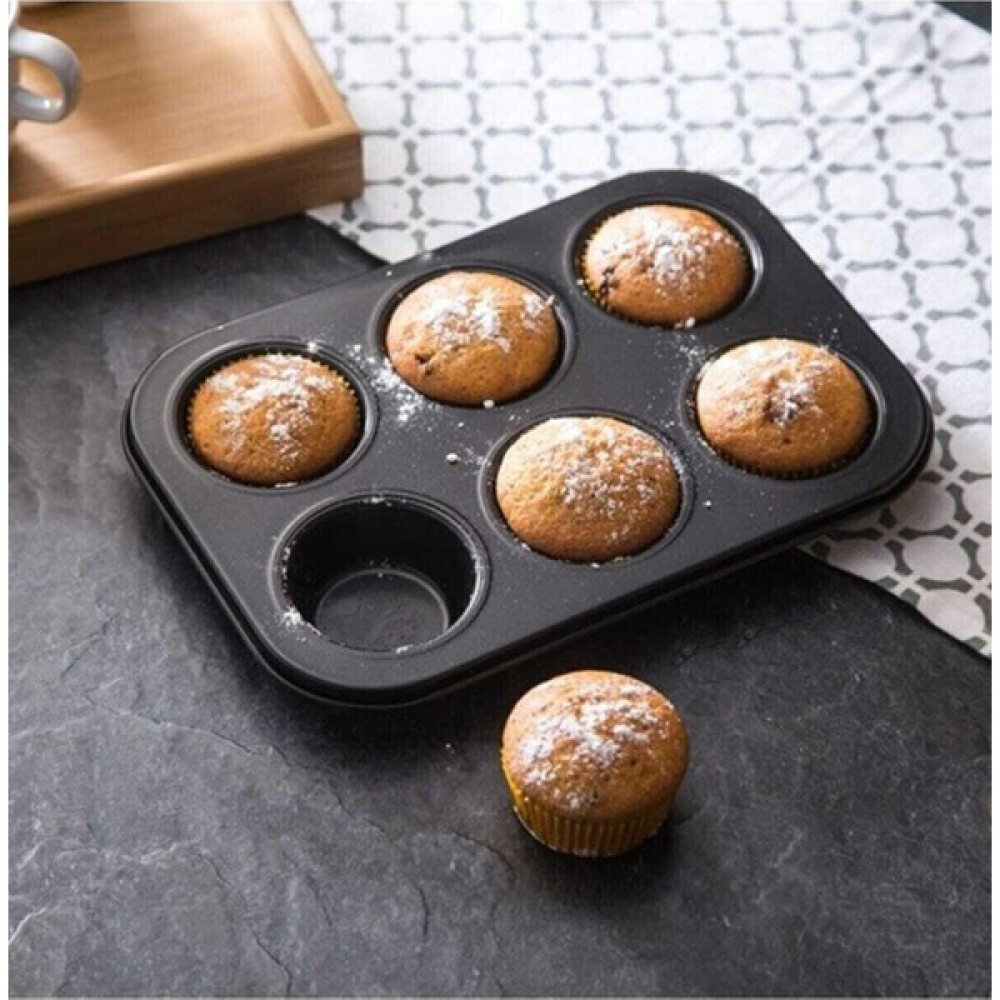 Nakres Nakres 6 Bölmeli Yanmaz ve Yapışmaz Kek Kapsülü Yapışmaz Mini Tart Kek Kapsülü Muffin Ekler Kalıbı 26-18 cm Kek Kalıpları Fiyatı
