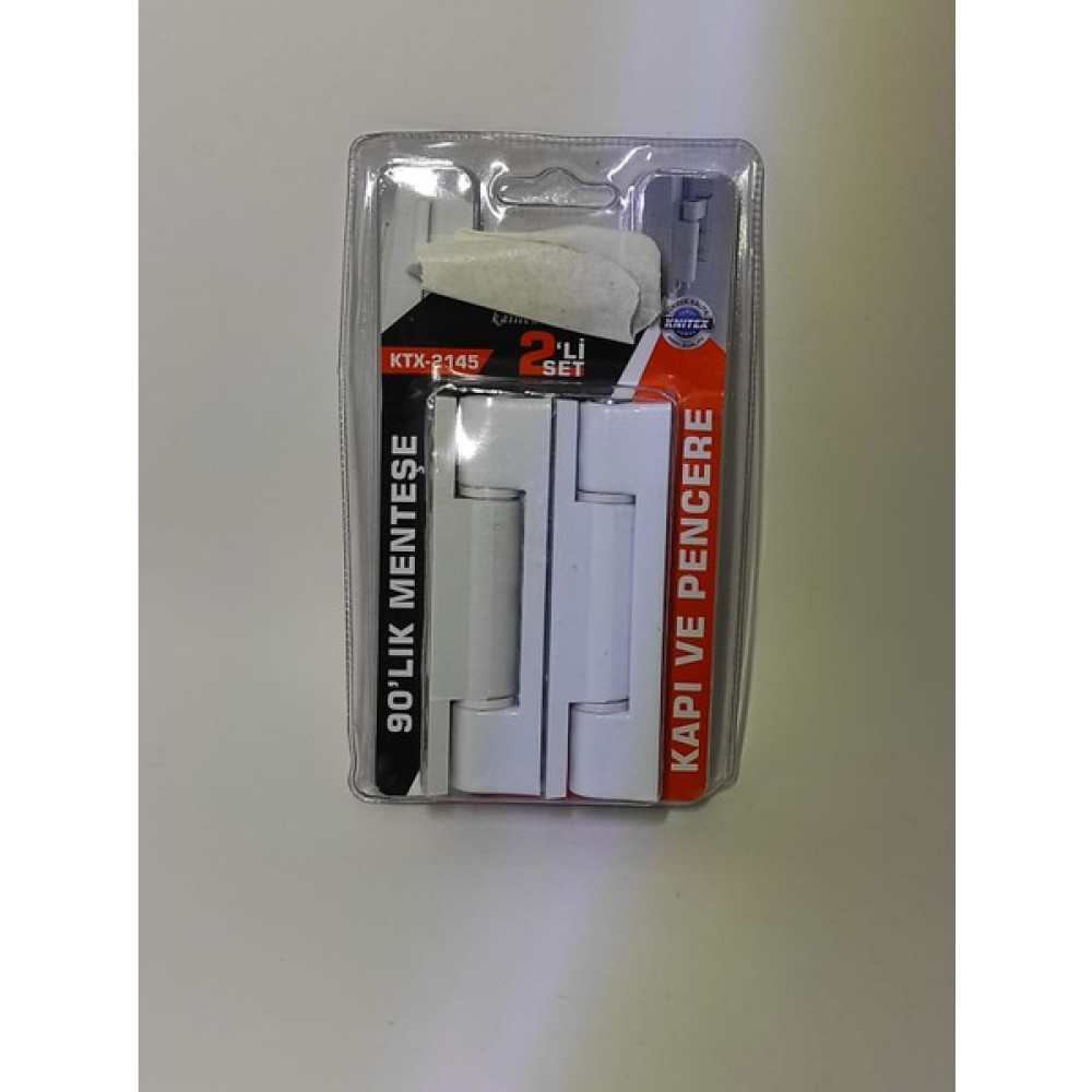 Nakres Pvc Pimapen Kapı ve Pencere Menteşesi 2'lik Set 90'lık Menteşe Beyaz Oto, Bahçe, Yapı Market Fiyatı