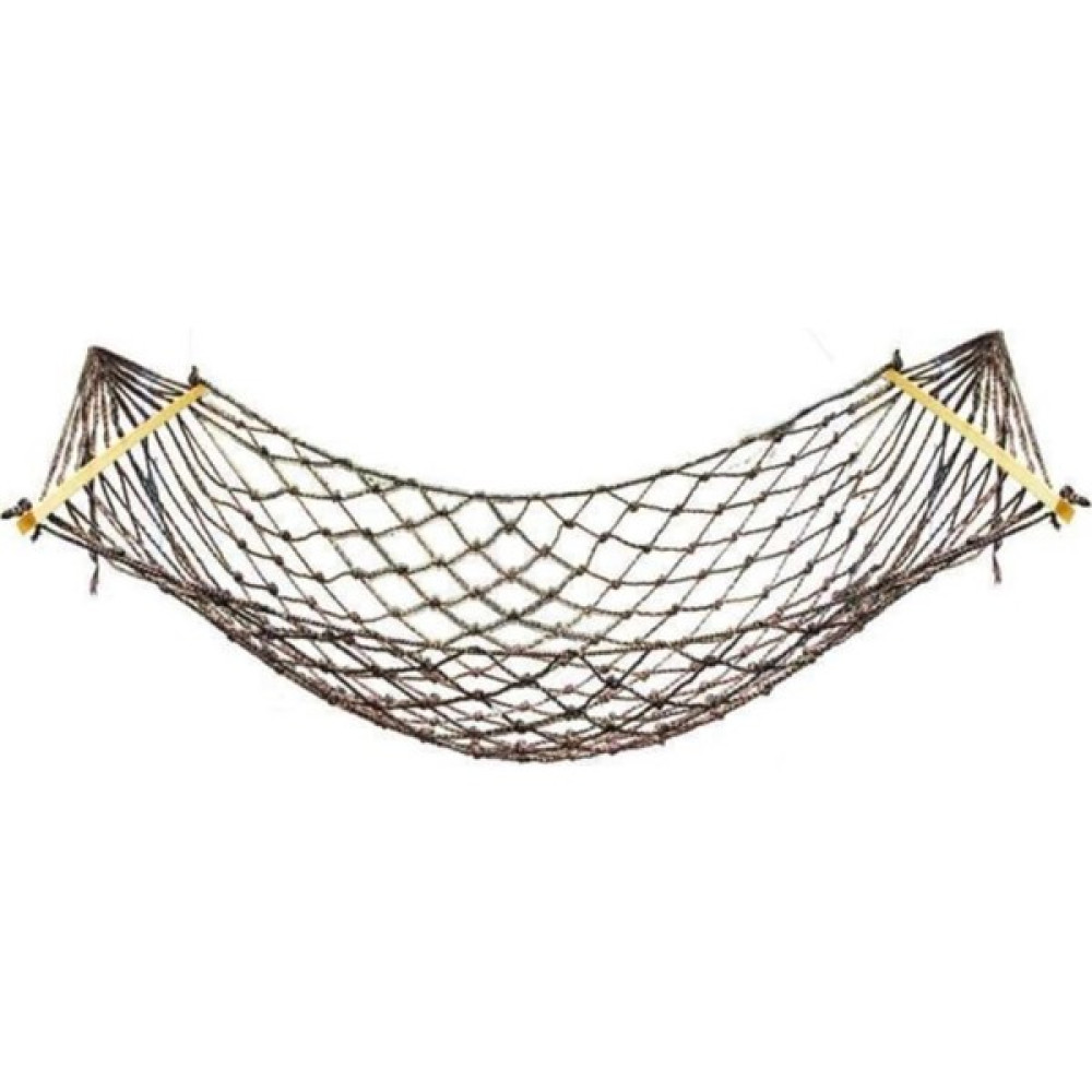 Nalburaga Çift Kişilik Örgülü Ip Hamak Salıncak Renkli Tek Kat 230X80 cm - 230 x 80 cm Hamak Fiyatı