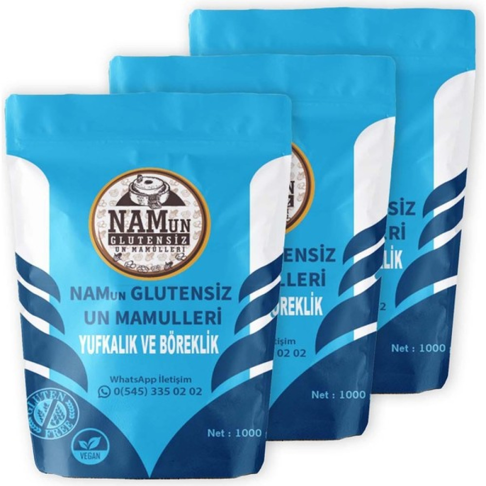 Nam 3'lü Paket Glutensiz Yufkalık ve Böreklik Un Taş Değirmen 1 kg Oto Boyaları Fiyatı