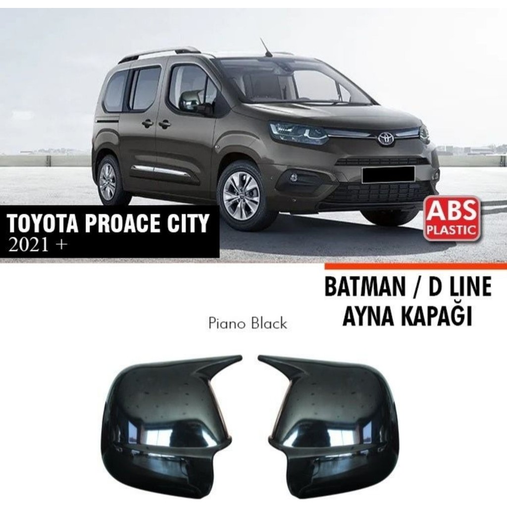 Nam Tuning Toyota Proace City Batman Yarasa Ayna Kapağı Piano Black 2021+ Diğer Fiyatı