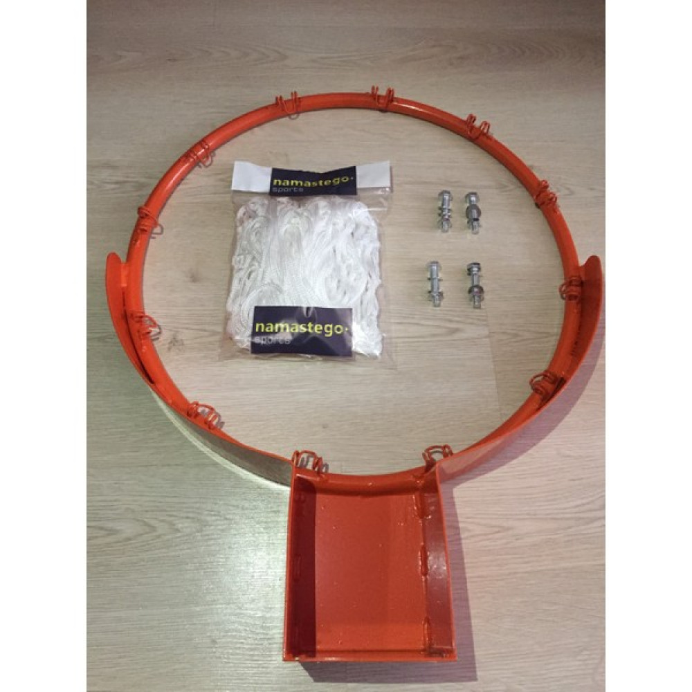 Namastego Basketbol Potası Çemberi,kaliteli Fileli,vidalı,resmi Çaplı 45CM,16MM Boru,duvara Veya Panya Monte Uygun Basketbol Ürünleri Fiyatı