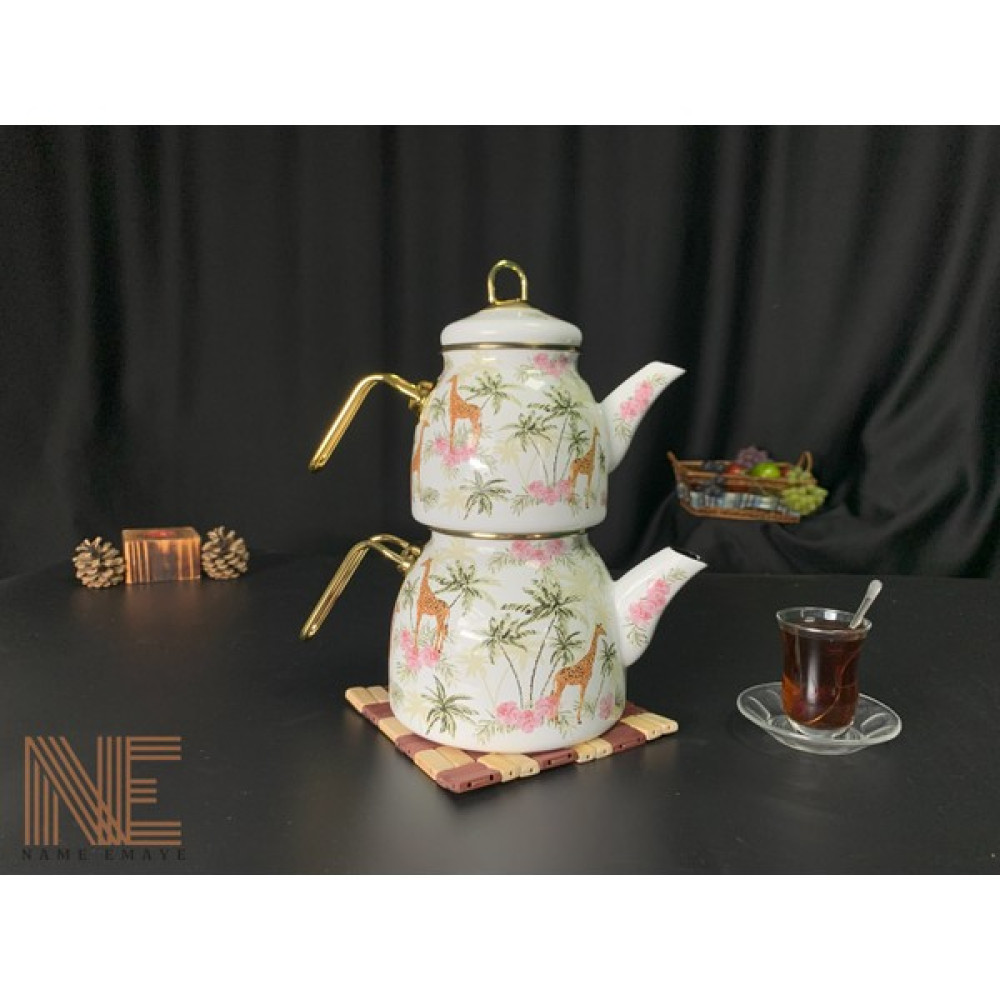 Name Emaye Doğa Temalı Çaydanlık Çay / Çaydanlık Setleri Fiyatı