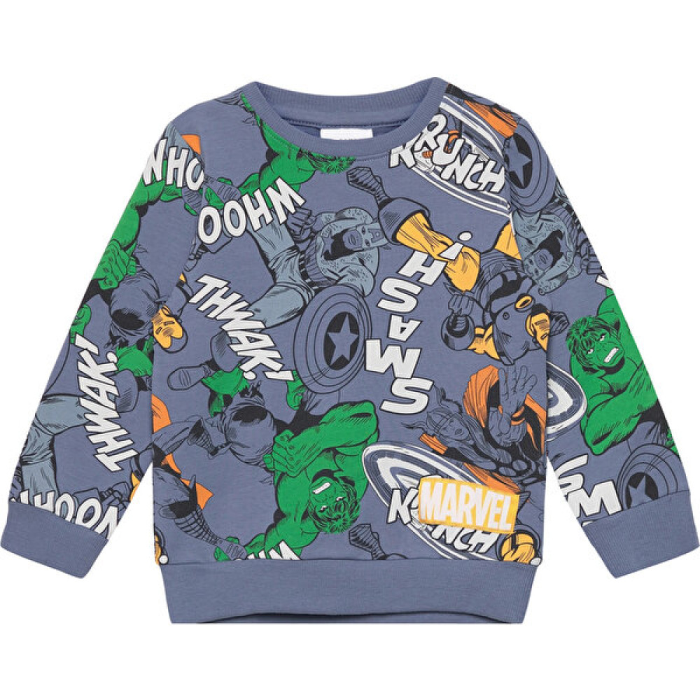 Name İt Baskılı Erkek Mavi Sweatshırt Nmmjaakko Marvel Sweat Unb Mar Erkek Sweatshirt Fiyatı