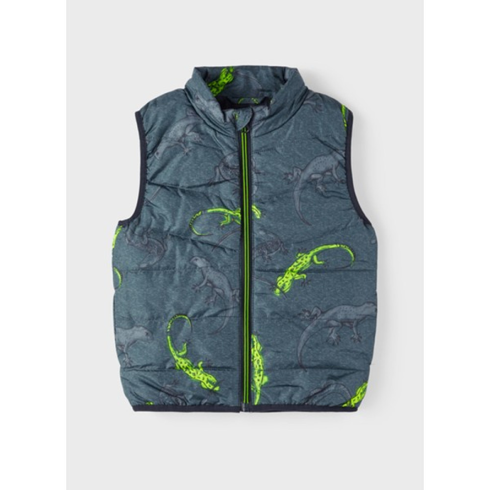 Name It Desenli Koyu Füme Bebek Yelek Nmmmylane Aop Vest5 Erkek Yelek Fiyatı