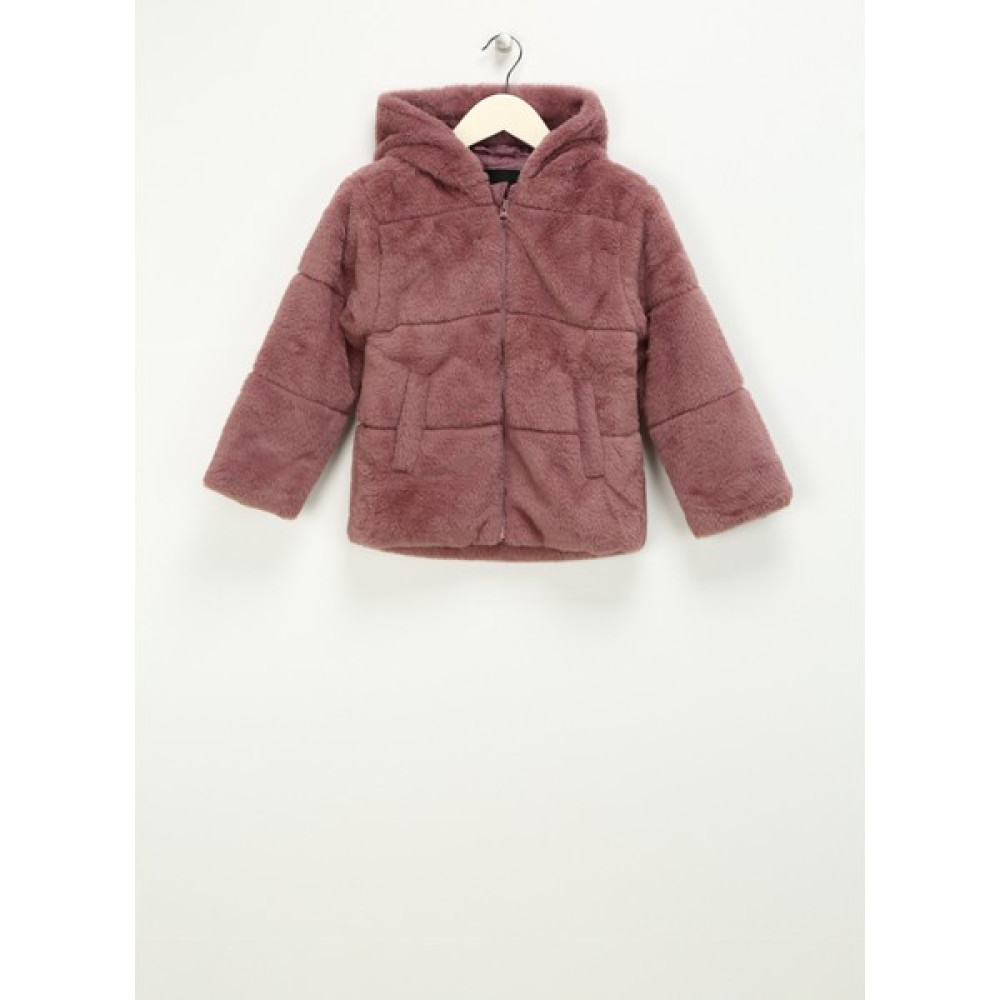 Name It Gül Kurusu Bebek Mont Nmfmosa Fake Fur Jacket W Hood Pb Bebek Montu Fiyatı