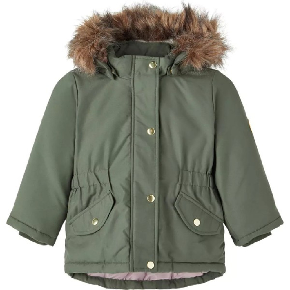 Name İt Haki Kadın Mont Nmfmarlın Parka Jacket Pb Bayan Mont Fiyatı