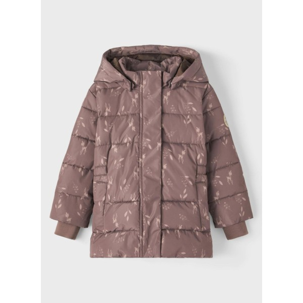 Name It Kahve Kadın Mont NMFMEDOW03 Jacket Leaves Fo Bayan Mont Fiyatı