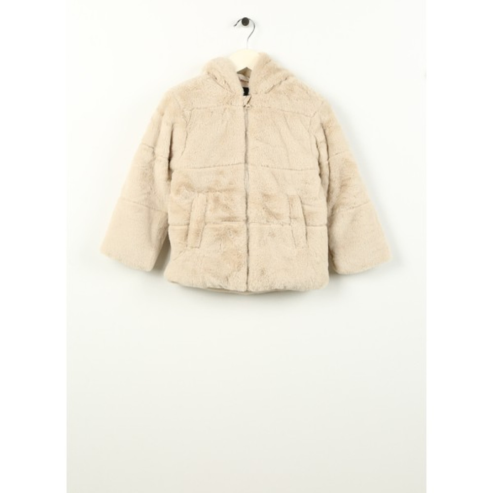 Name It Krem Kadın Mont Nmfmosa Fake Fur Jacket W Hood Pb Bayan Mont Fiyatı