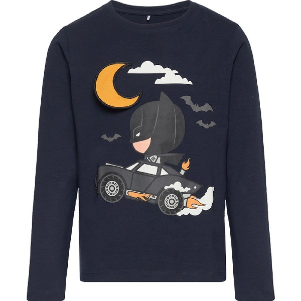 Name It Lacivert Bisiklet Yaka Baskılı Erkek Çocuk Batman T-Shirt Nmmjavıd Batman Ls Top Wab Erkek T-shirt Fiyatı