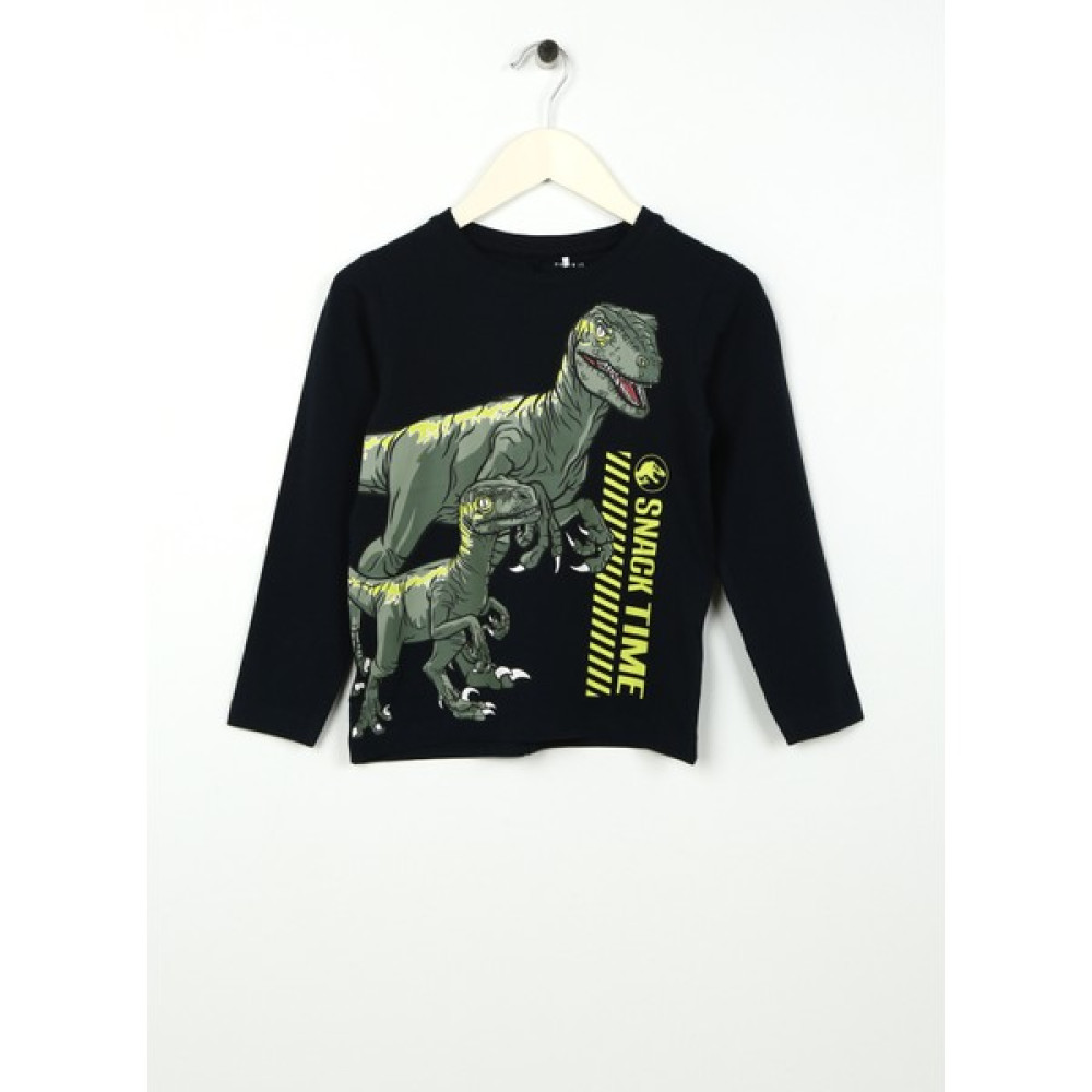 Name It Lacivert Erkek T-Shirt Nmmjosko Jurassıc Ls Top Vde Erkek T-shirt Fiyatı