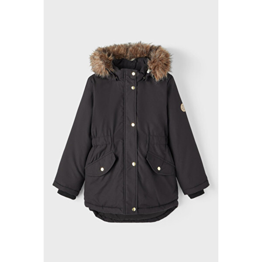 Name İt Nkfmarlin Su İtici Çıkarılabilir Kapüşonlu Parka Kız Çocuk Parka 13216493 Kız Çocuk Mont Fiyatı