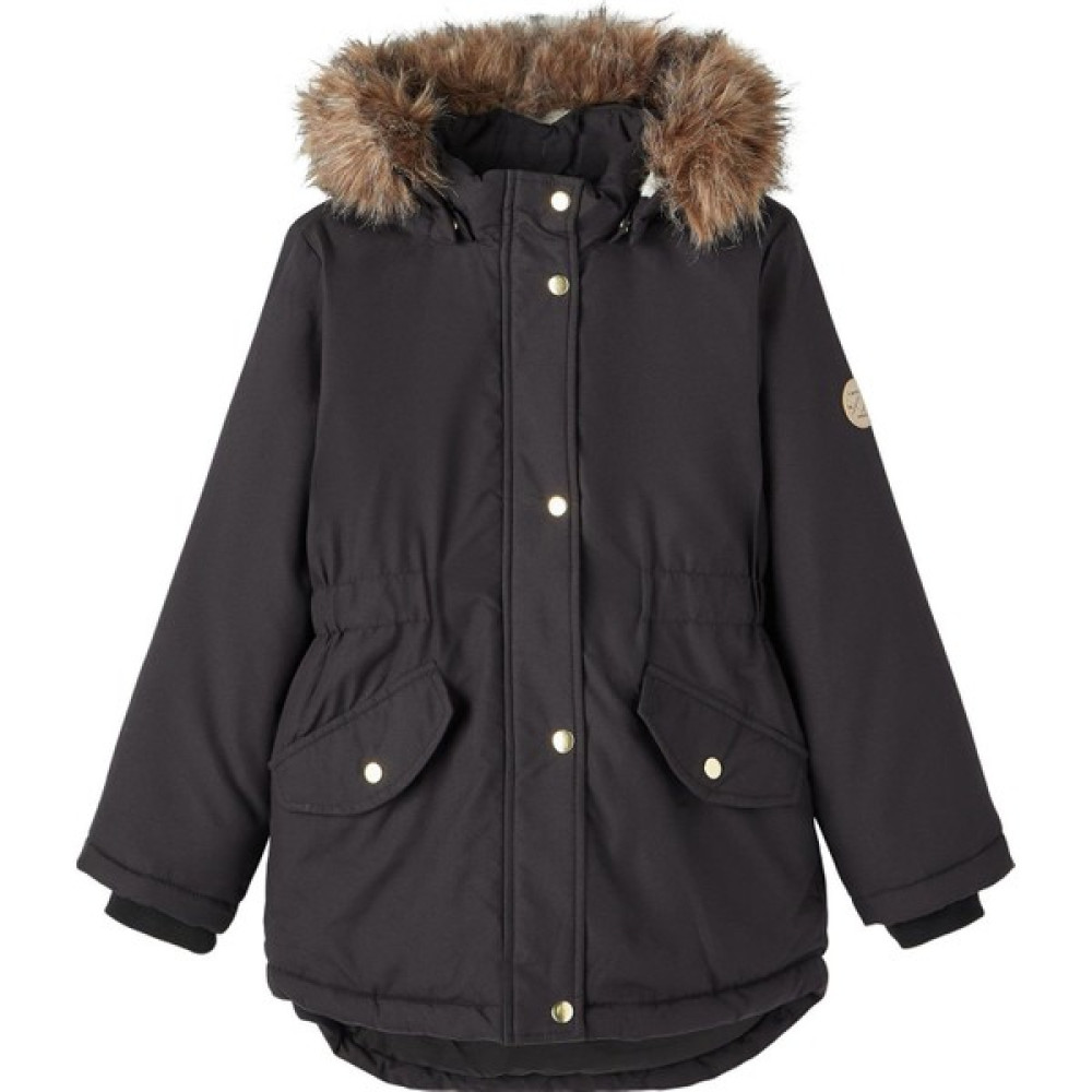 Name İt Siyah Kadın Mont Nkfmarlın Parka Jacket Pb Bayan Mont Fiyatı
