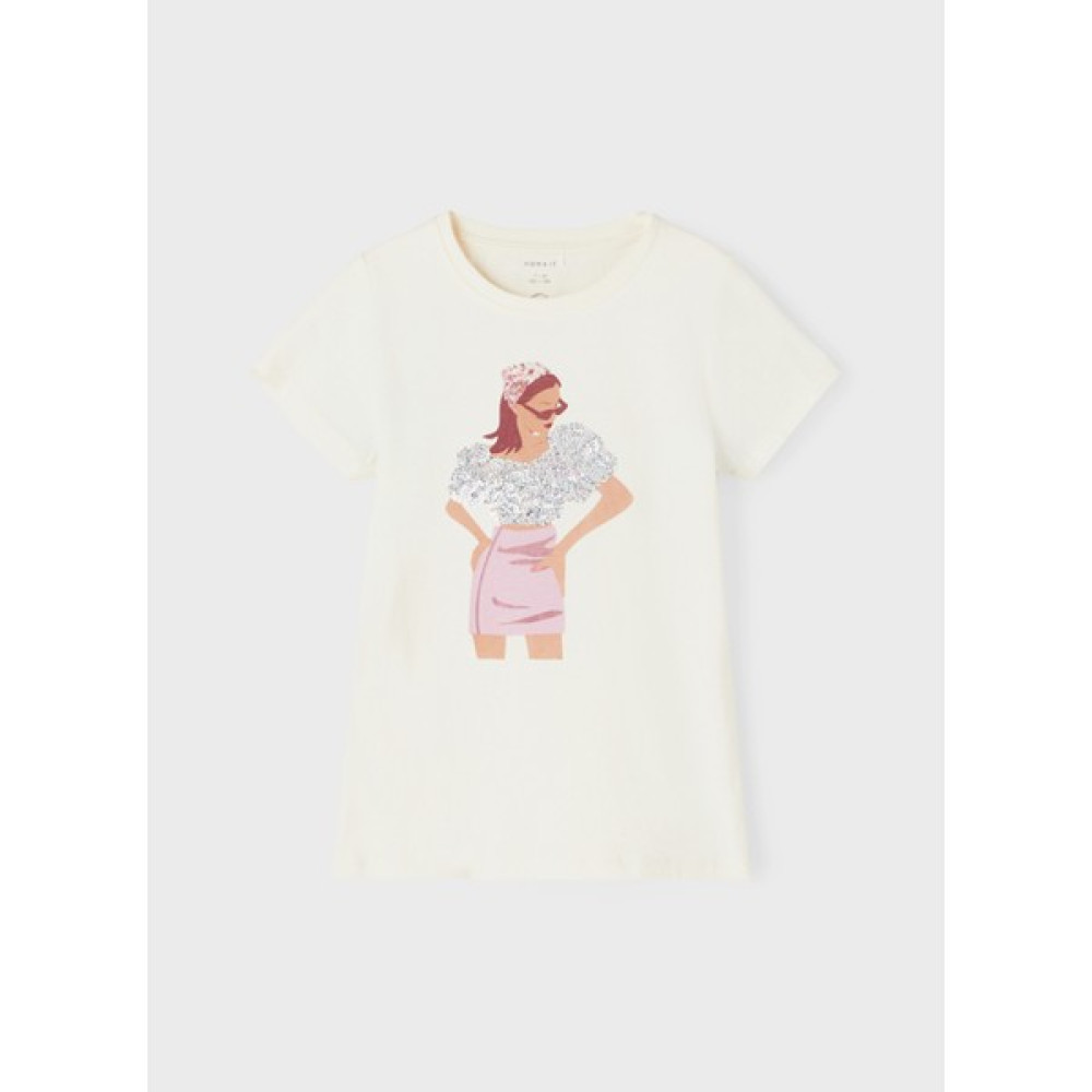 Name It T-Shirt, 9-10 Yaş, Beyaz Kız Çocuk T-shirt Fiyatı