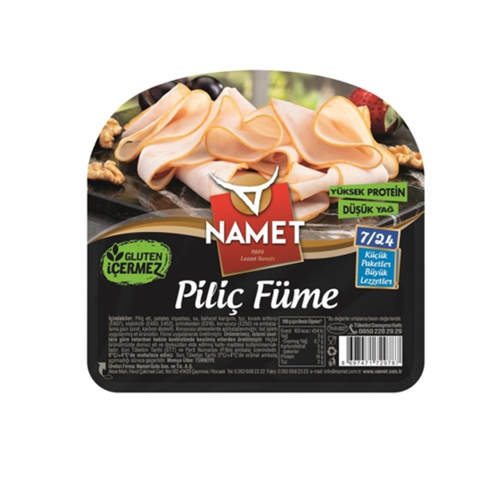 Namet 7/24 Piliç Füme 50 Gr Kırmızı Et Fiyatı