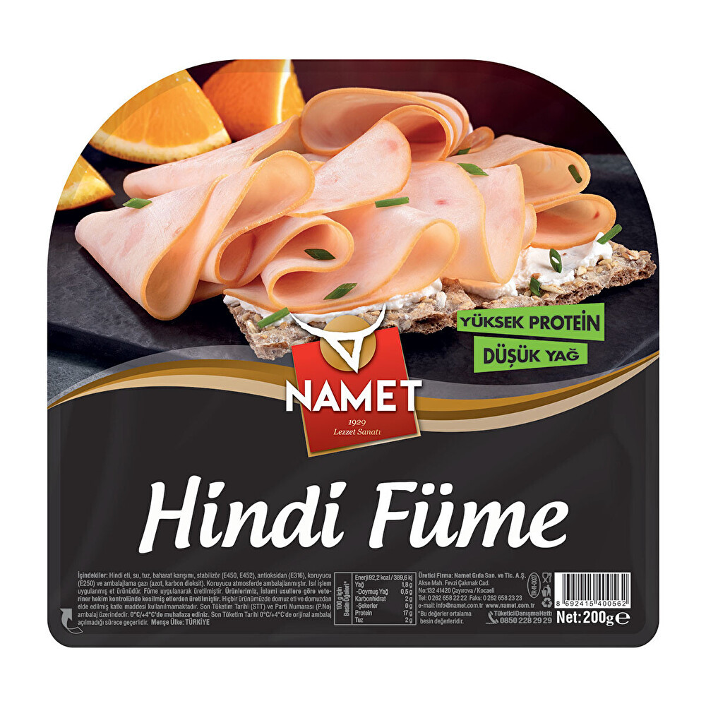 Namet Hindi Füme Paket 200 Gr Şarküteri Fiyatı