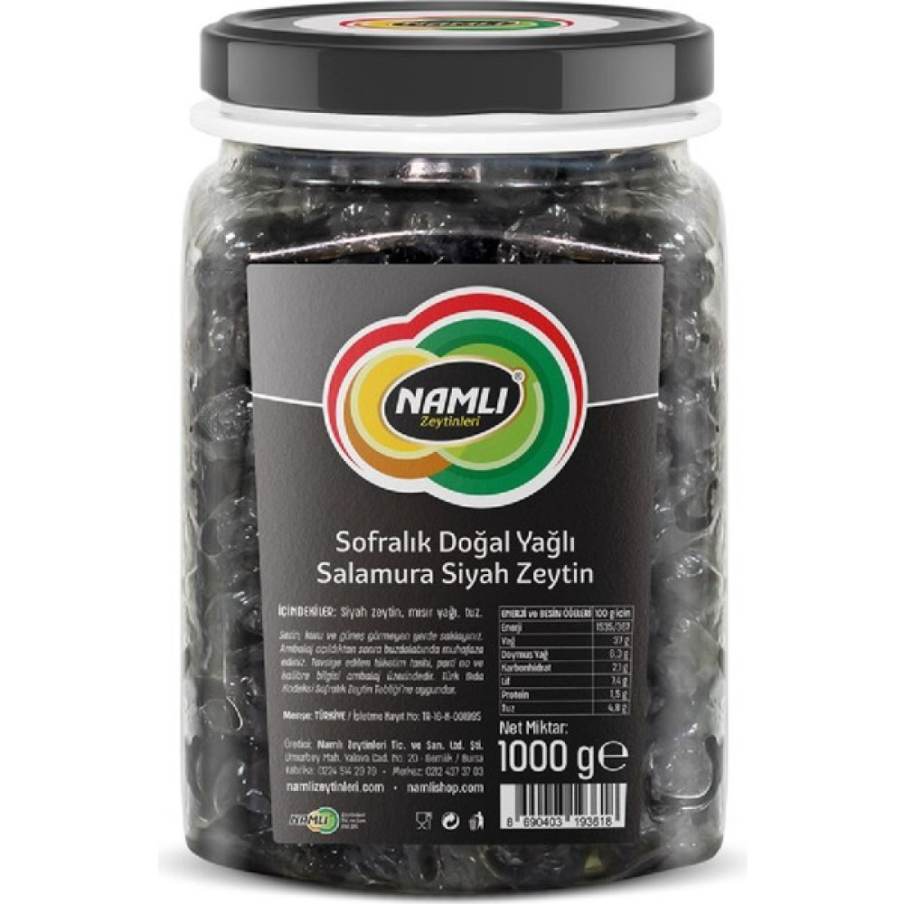 Namlı Zeytin Sofralık 1000GR Diğer Fiyatı