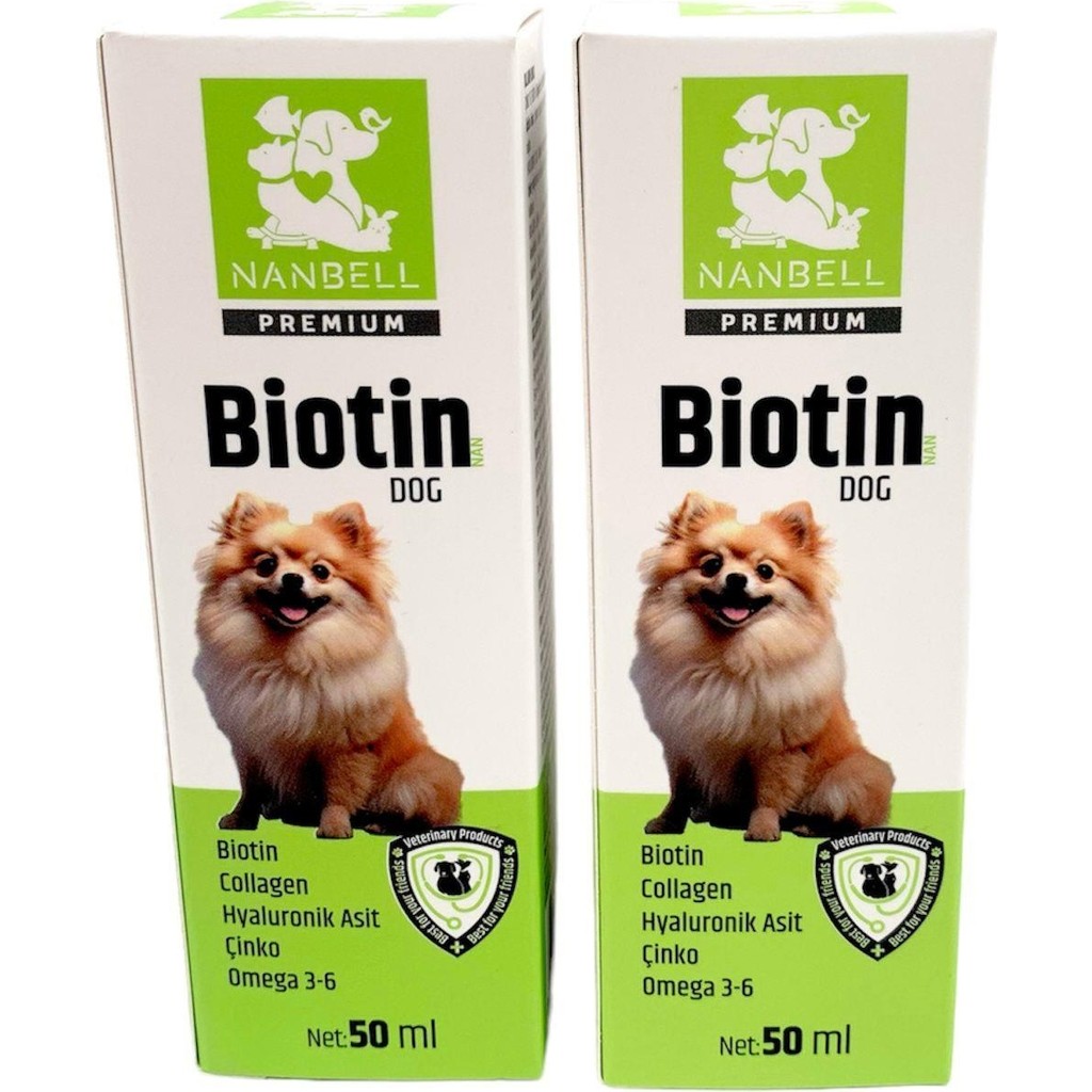 Nanbell 2 Kutu Köpekler Için Biotin/kolajen/omega 3-6 50 ml Evcil Hayvan Ürünleri Fiyatı