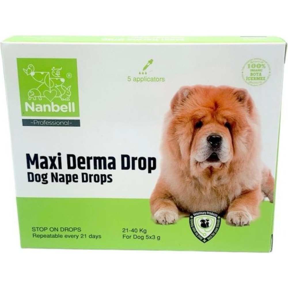 Nanbell 21-40KG Köpekler Için 5li Damla Paketi 5X3GR Evcil Hayvan Ürünleri Fiyatı