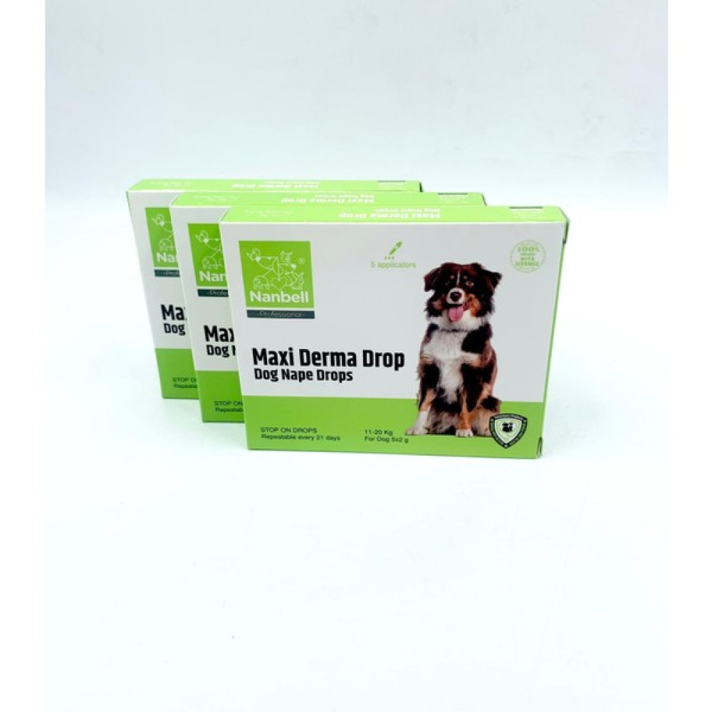 Nanbell 3 Kutu 11-20KG Köpekler Için 5li Damla Paketi Evcil Hayvan Ürünleri Fiyatı