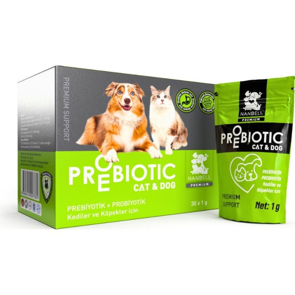 Nanbell Kediler & Köpekler Için Prebiyotik&probiyotik (Prebiotic & Probiotic ) - 30x1 Evcil Hayvan Ürünleri Fiyatı