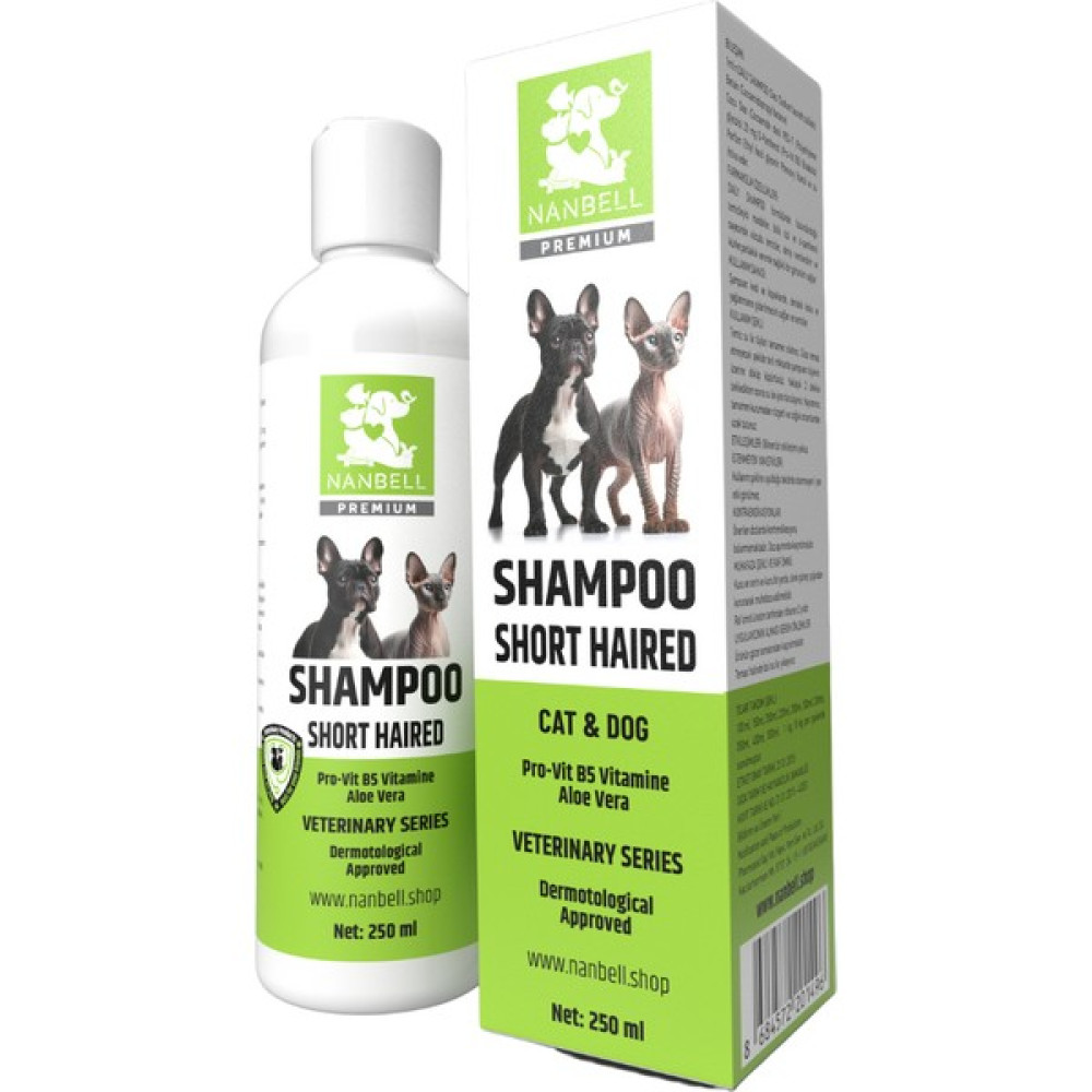 Nanbell Shampoo Short Haired Cat & Dog 250 ml Oto Boyaları Fiyatı