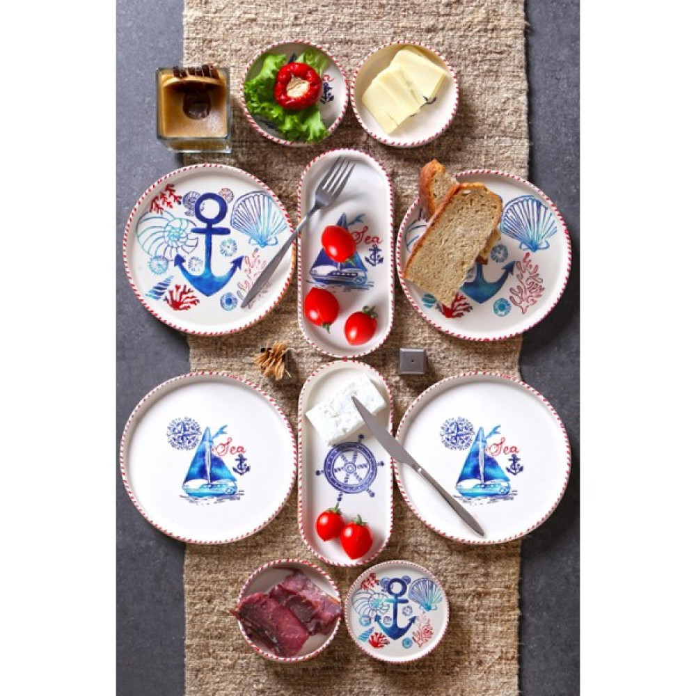 Nandy Home 10 Parça 4 Kişilik Handmade Marin Kahvaltı Takımı - Lüx Kahvaltılık Sunum Seti Kahvaltı Takımı Fiyatı