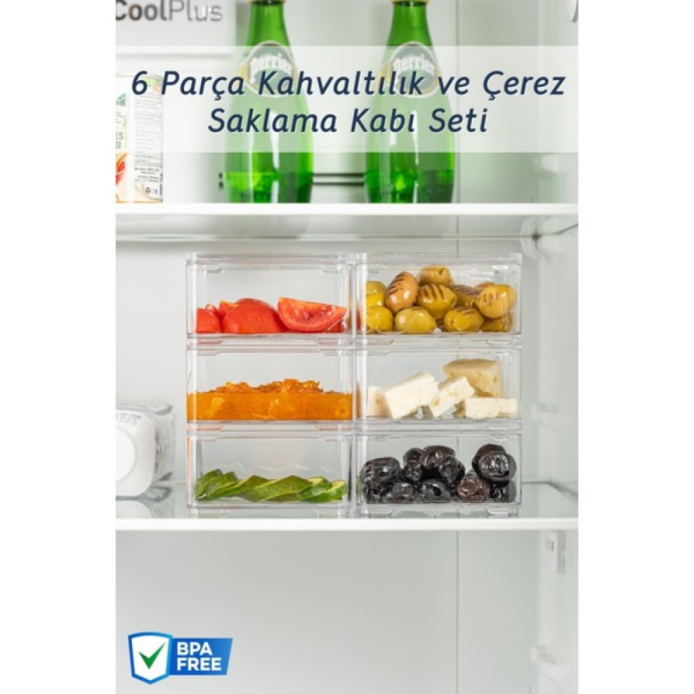 Nandy Home 6 Parça Kahvaltılık ve Çerez Saklama Kabı Kahvaltı Takımı Fiyatı