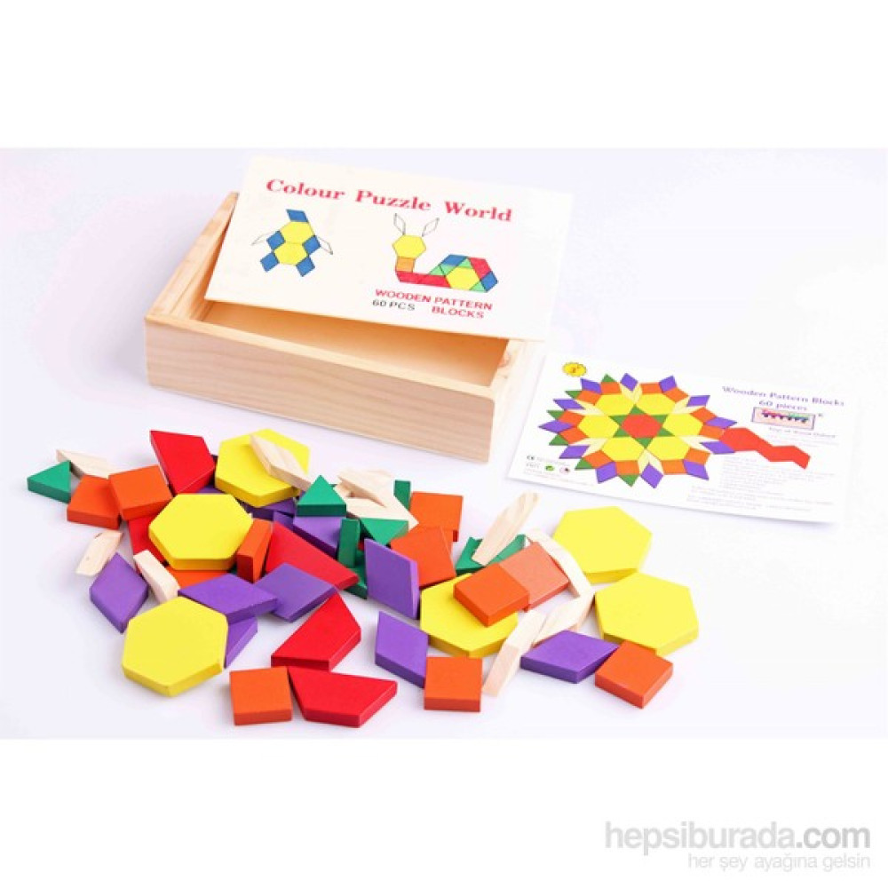 Nani Toys Ahşap 60'lı Tangram Seti Bebek Oyuncakları Fiyatı