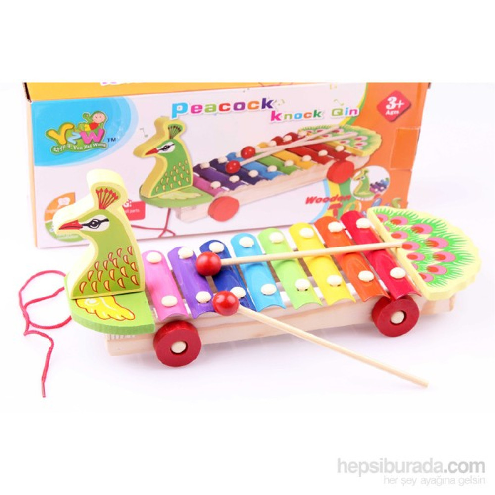 Nani Toys Ahşap Tekerli Figürlü Çekçek Selefon Eğitici Oyuncak Fiyatı