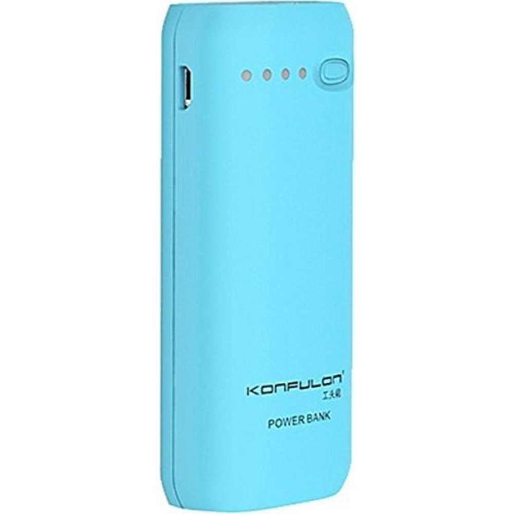 Nano Konfulon Y1302 LED Fenerli Mini Powerbank 5200 mAh Mavi Taşınabilir Şarj Cihazı - Powerbank Fiyatı