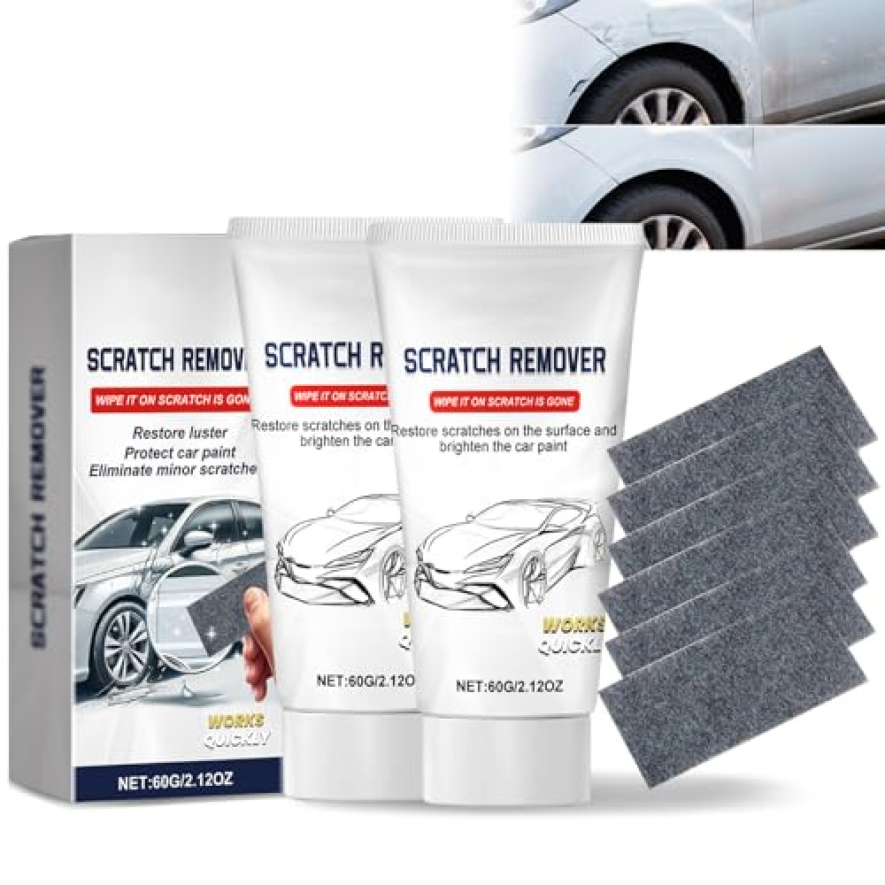 Nano Sparkle Cloth Car Scratch Remover, 2025 New Upgrade Magic Nano Cleaning Cloth Scratch Remover for Deep Scratch Repair(2PCS) L