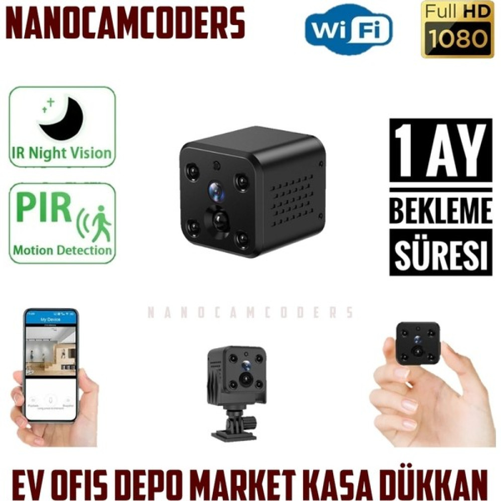 Nanocamcoders 1080P Gizli Mini Wifi Güvenlik Kamerası Mikro Gözetleme Güvenlik Gizli Video Kamera Hareket Algıla Dijital Video Kameralar Fiyatı