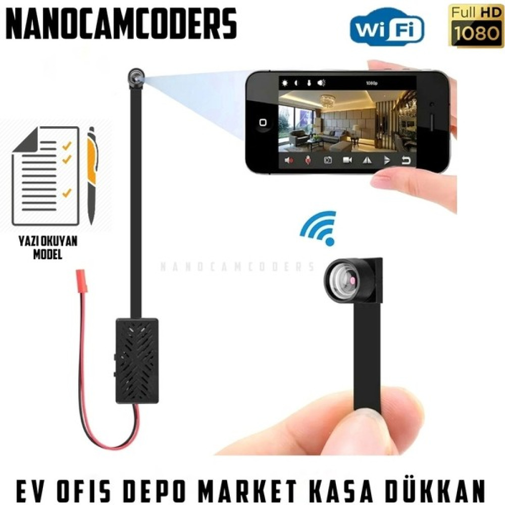Nanocamcoders 1080P Gizli Mini Wifi Güvenlik Kamerası Mikro Gözetleme Güvenlik Gizli Video Kamera Hareket Algıla yazı okur Dijital Video Kameralar Fiyatı