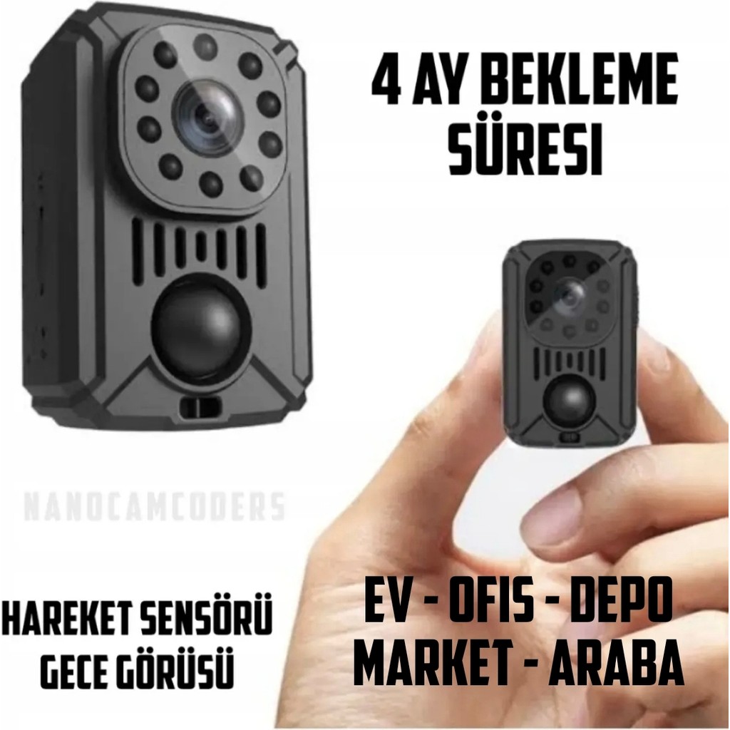 Nanocamcoders 1k ° 1080P Hd Mini Gizli Premium Kamera Sesli Video Kablosuz Güvenlik Kamerası kaydet Izle Ev Ofis Depo Hd Güvenlik Kameraları Fiyatı