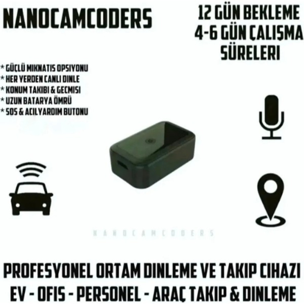 Nanocamcoders 1k° 1080P Mini Wifi Güvenlik Simkart Dinleme  Mikro Güvenlik Gizli Video Güvenlik ( Kamera Değildir ) Oto Boyaları Fiyatı