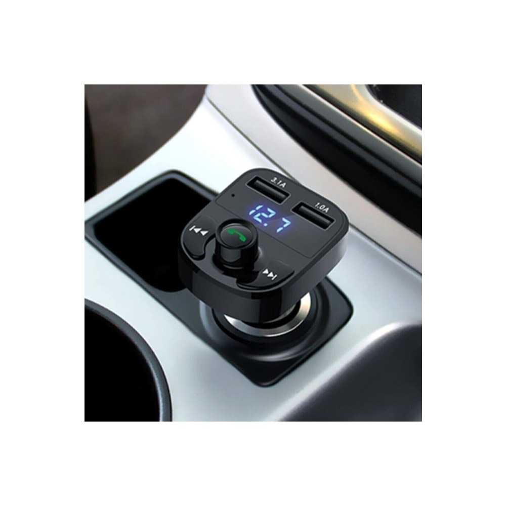 Nanopro Car X8 Araç Fm Transmitter 5.0 Bluetooth Araç Kiti Usb Mp3 Sd Kart Çakmaklık Girişli 2023 Model Cep Telefonu Araç Kiti Fiyatı