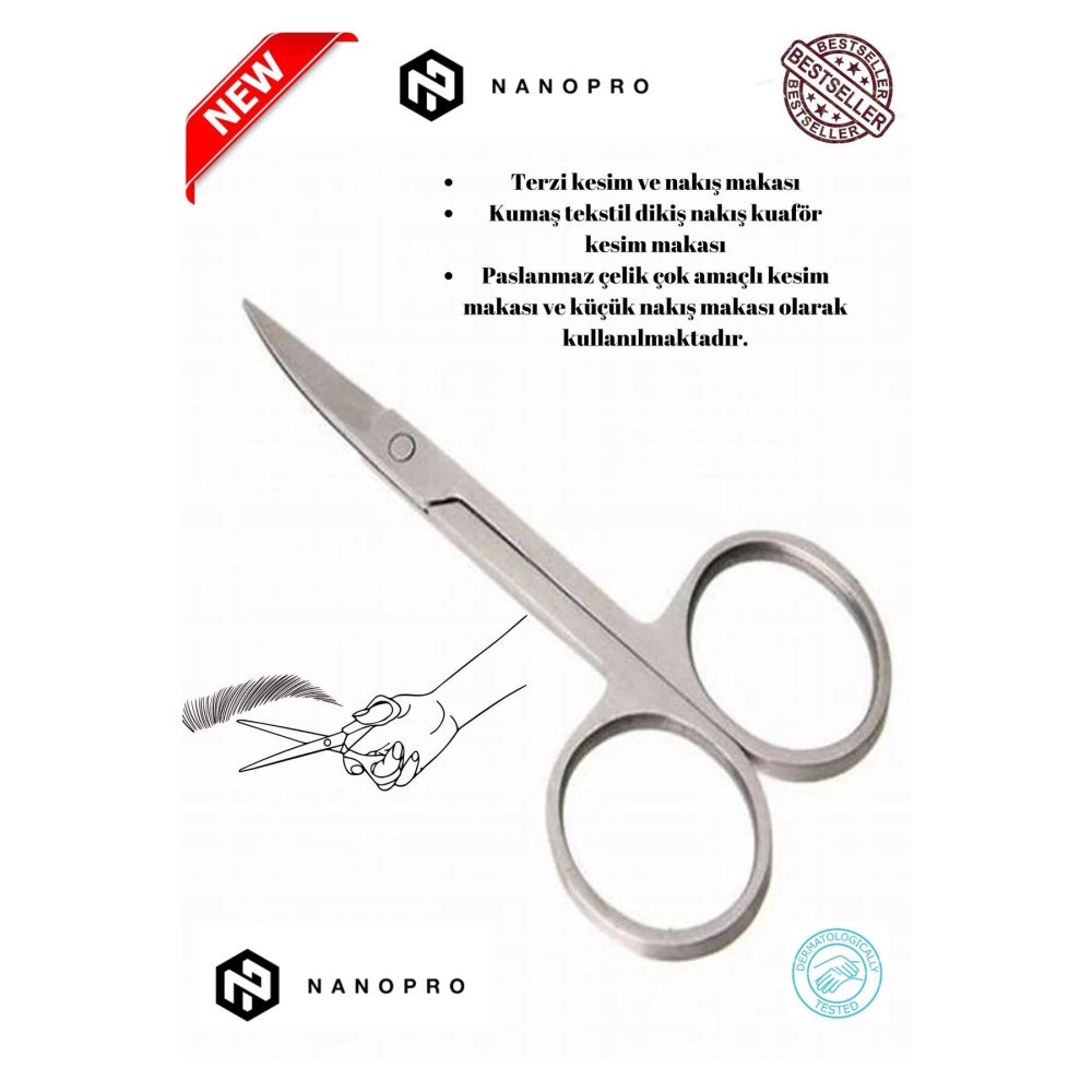 Nanopro Terzi Kesim Ve Kaş Bıyık Sakal Kuaför Makası Xseries Kişisel Bakım Gereçleri Fiyatı