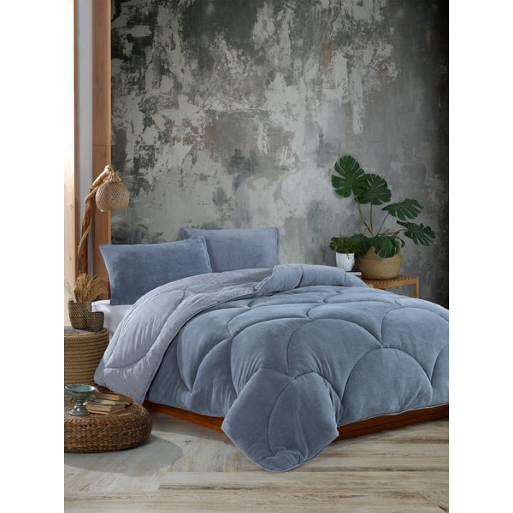 Nanosoft Çift Kişilik Gri Wellsoft Yorgan - 195 x 215 cm Yorgan Fiyatı