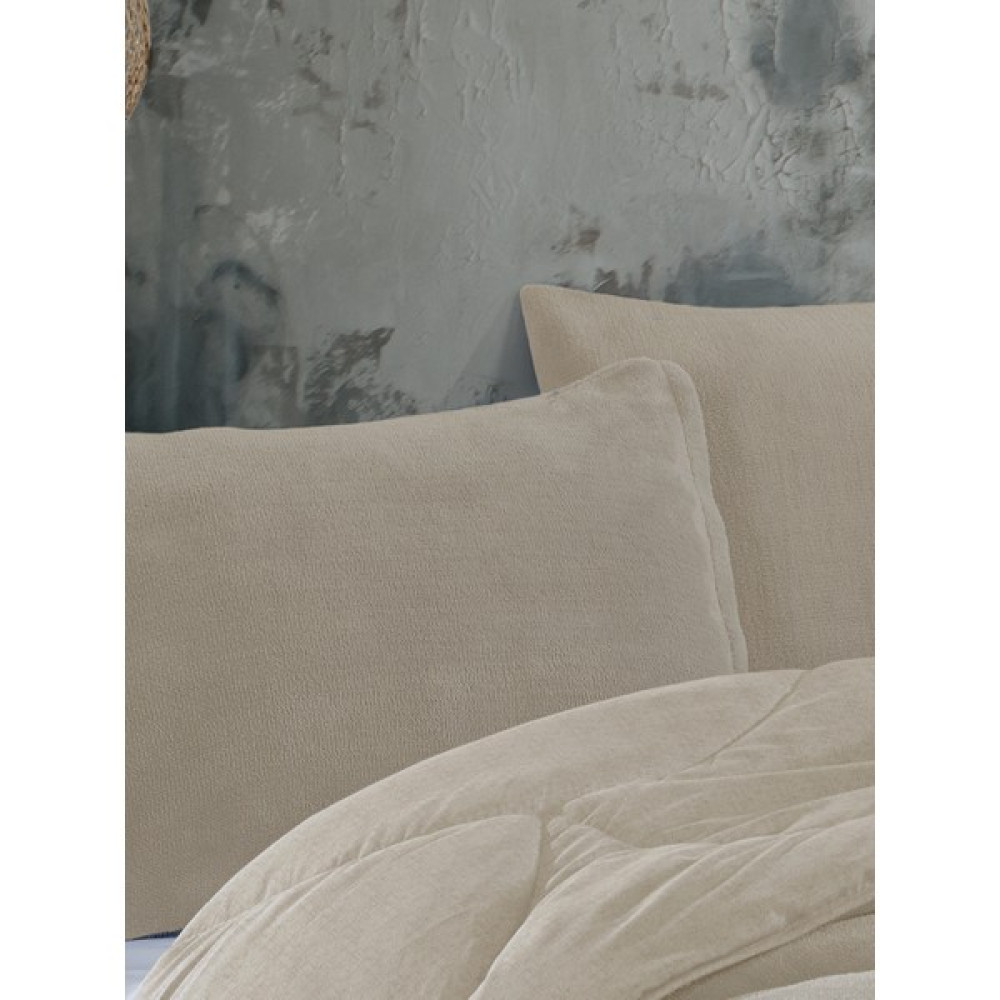 Nanosoft Ease Touch Welsoft Yastık Kılıfı Bej - 50x70 Yastık Kılıfı Fiyatı