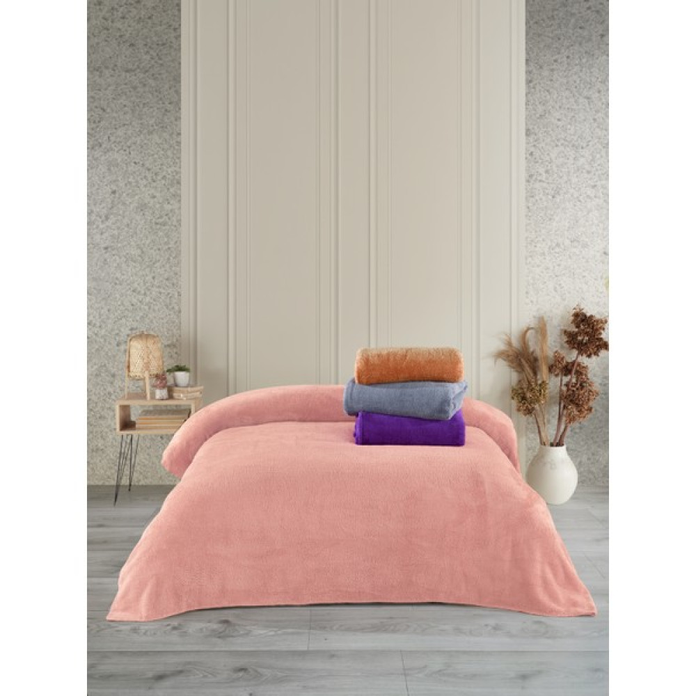 Nanosoft Pofy Welsoft Tek Kişilik Battaniye - Pudra - 150 x 200 cm Battaniye Fiyatı