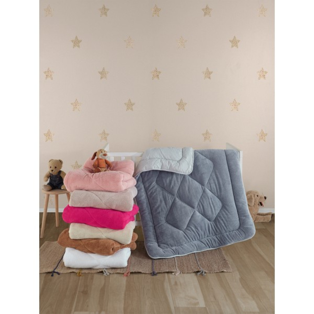 Nanosoft Wellsoft Bebek Yorganı Gri 95X145 cm - 90 x 145 cm Oto Boyaları Fiyatı