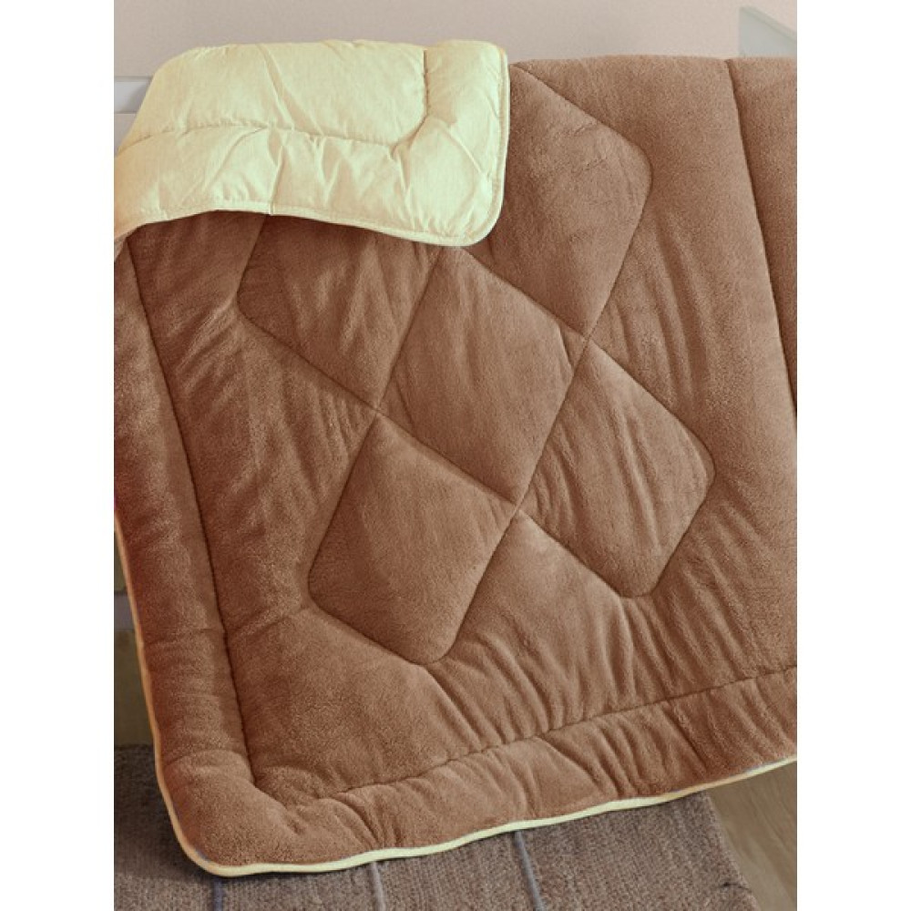 Nanosoft Wellsoft Bebek Yorganı-Kahverengi 95X145 cm - Kahverengi - 90 x 145 cm Bebek Yorganı Fiyatı
