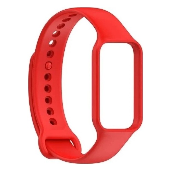 Nanospace Xiaomi Mi Band 9 Active / Redmi Band 3 Için Kordon Ayarlanabilir Silikon Spor Saat Kayışı - Kırmızı Cep Telefonu Fiyatı