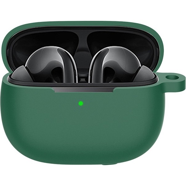 Nanospace Xiaomi Mi Flipbuds Pro Tam Koruma Kancalı Silikon Renkli Kılıf ( Ürün Kulaklık Değil ) - Yeşil Diğer Fiyatı